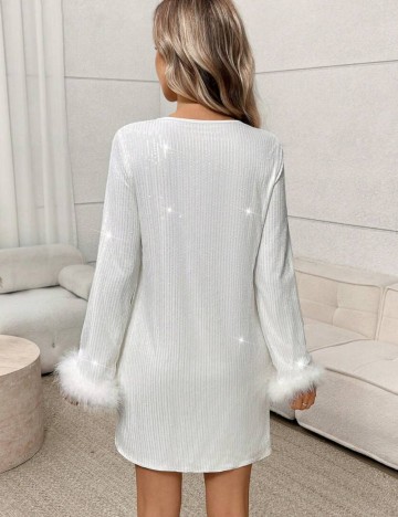 Rochie mini Shein, alb