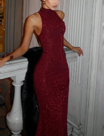 Rochie maxi Shein, roșu