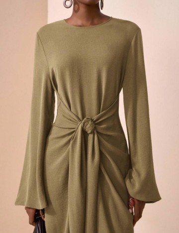 Rochie maxi Shein, kaki