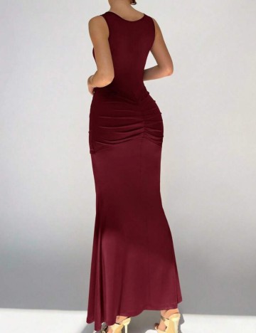 Rochie maxi Shein, vișiniu