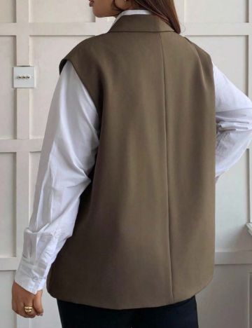 Vestă Shein DAZY, maro