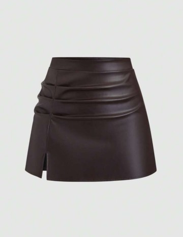 Fustă mini Shein, maro