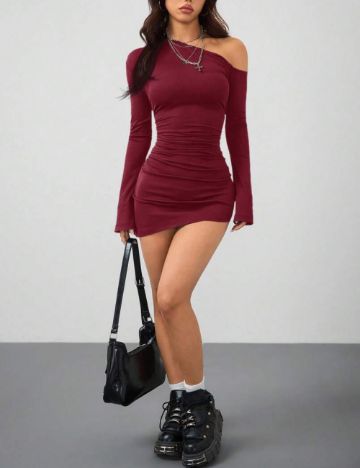 Rochie mini Shein, vișiniu