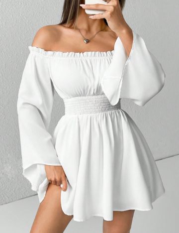 Rochie mini Shein, alb