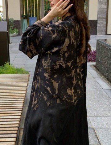 Cardigan lung Shein, negru