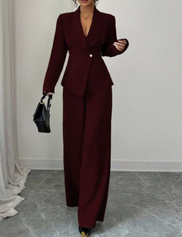 Compleu Shein, vișiniu