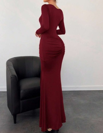 Rochie maxi Shein, vișiniu