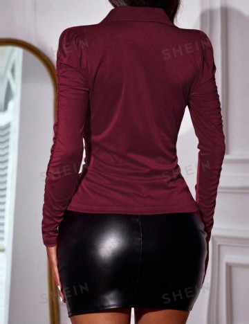 Bluză Shein, vișiniu