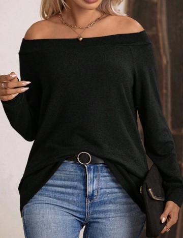 Bluză Shein Curve+, negru