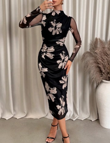 Rochie midi Shein, negru