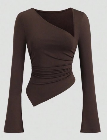 Bluză Shein, maro