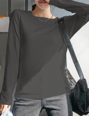 Bluză Shein DAZY, gri