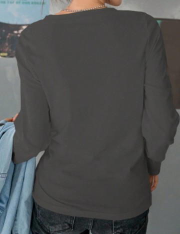 Bluză Shein DAZY, gri