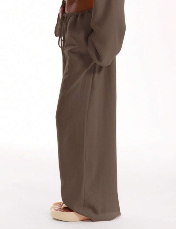 Pantaloni Shein MUSERA, maro