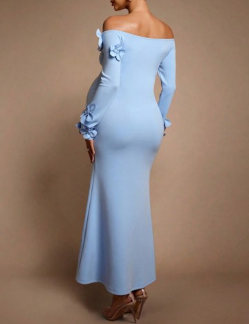 Rochie maxi Shein, albastru