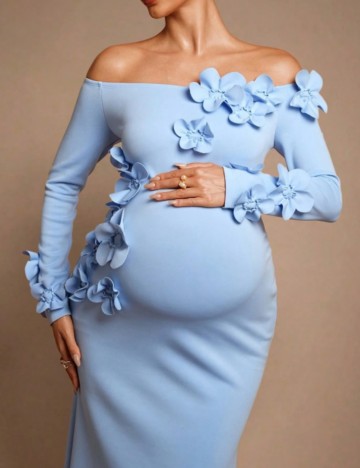 Rochie maxi Shein, albastru