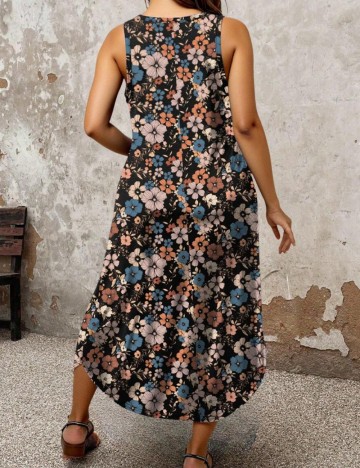 Rochie midi Shein, mix culori