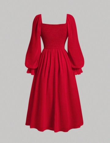 Rochie midi Shein, roșu