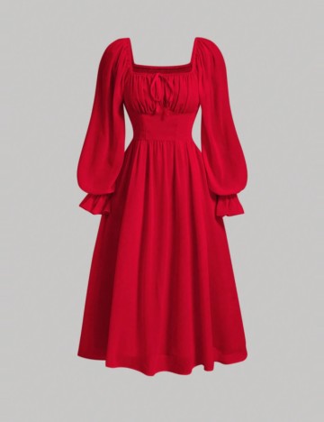 Rochie midi Shein, roșu