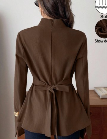 Cămașă Shein, maro