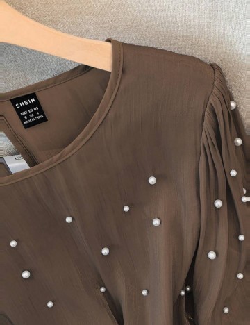 Cămașă Shein, maro