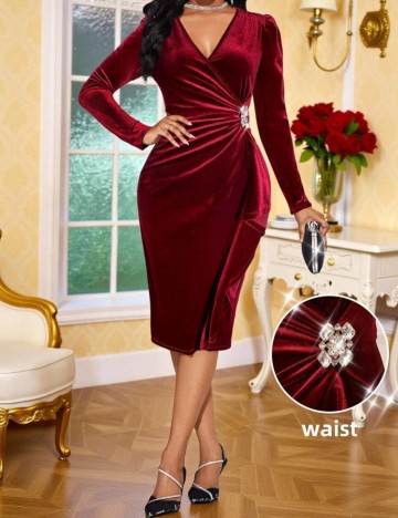 Rochie maxi Shein, roșu