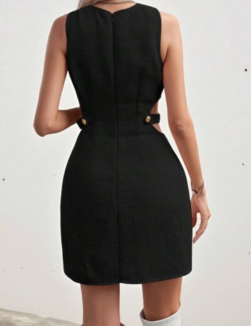 Rochie mini Shein Aveloria, negru