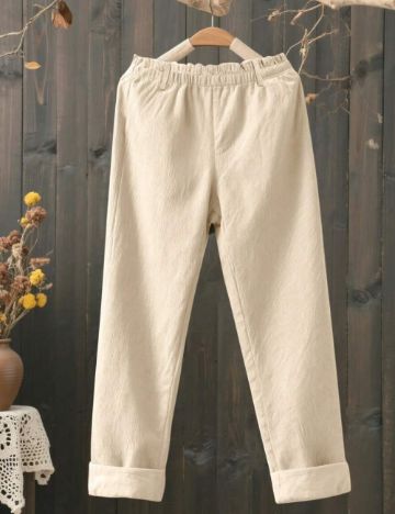 Pantaloni Shein, crem