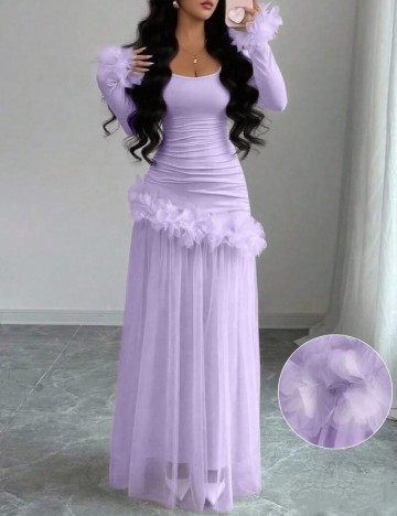 Rochie maxi Shein, lila