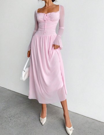 Rochie maxi Shein, roz