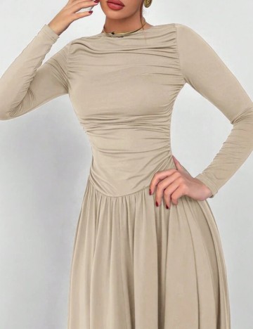 Rochie maxi Shein, bej