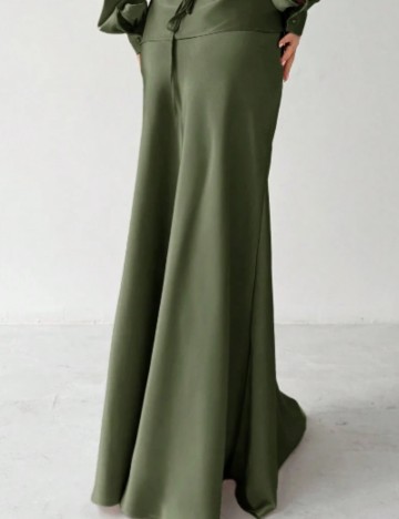 Fustă maxi Shein, kaki