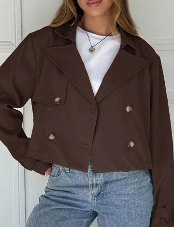 Jachetă Shein, maro