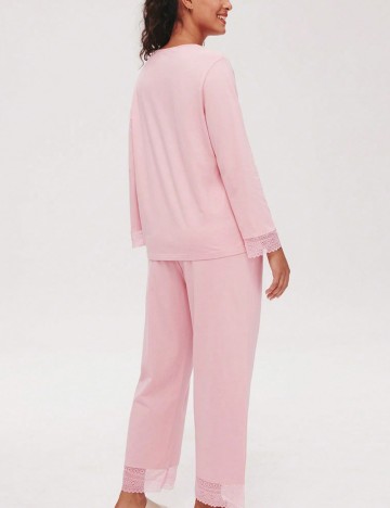 Compleu pijamale Shein, roz