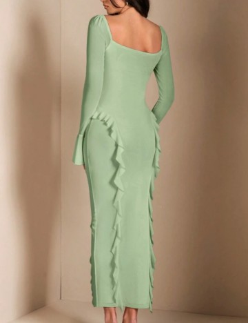 Rochie maxi Shein, verde