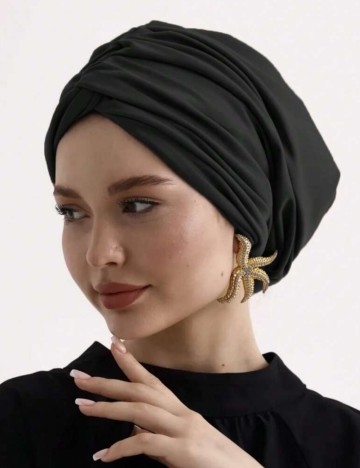 Bonetă de păr Shein, negru