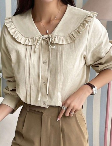 Cămașă Shein, bej