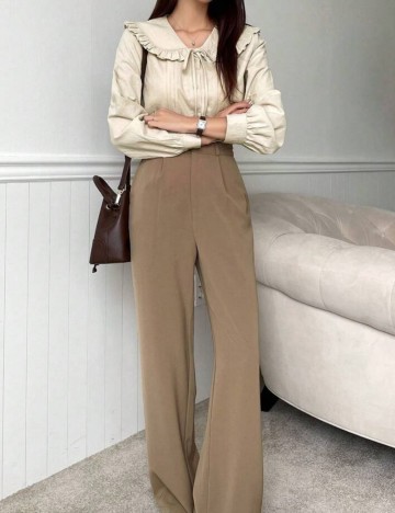 Cămașă Shein, bej