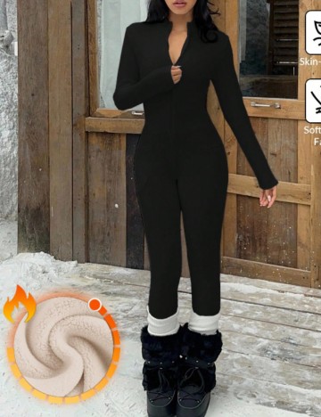 Salopetă lungă Shein, negru