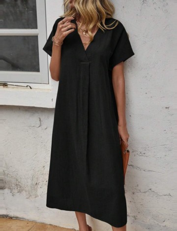 Rochie midi Shein Emery Rose, negru