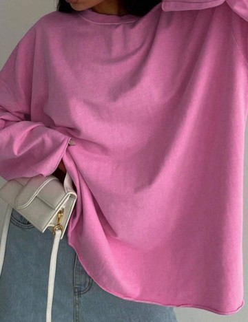 Bluză Shein Curve+, roz