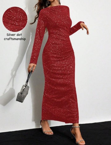 Rochie maxi Shein, roșu