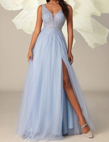 Rochie de ocazie Shein, albastru