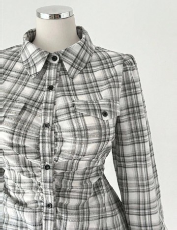 Cămașă Shein Curve+, mix culori