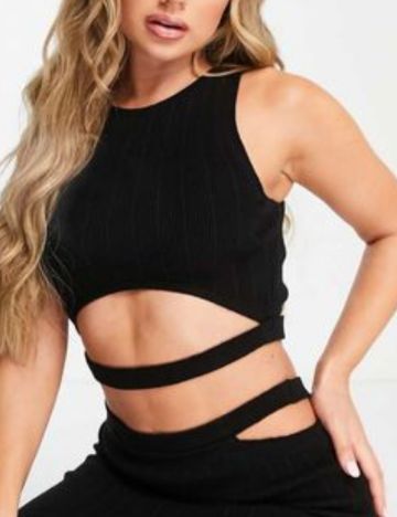 Top ASOS, negru
