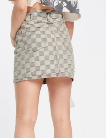 Fustă de blugi Urban Revivo, bej