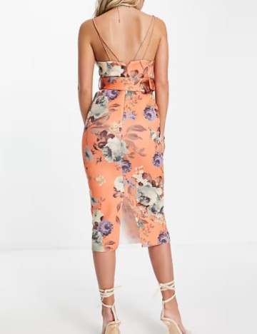 Rochie midi ASOS, mix culori