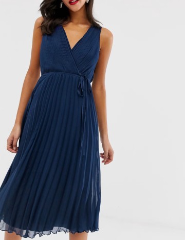 Rochie midi ASOS, albastru