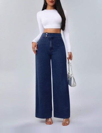 Jeans Shein, albastru
