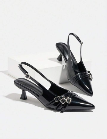 Pantofi cu toc Shein, negru